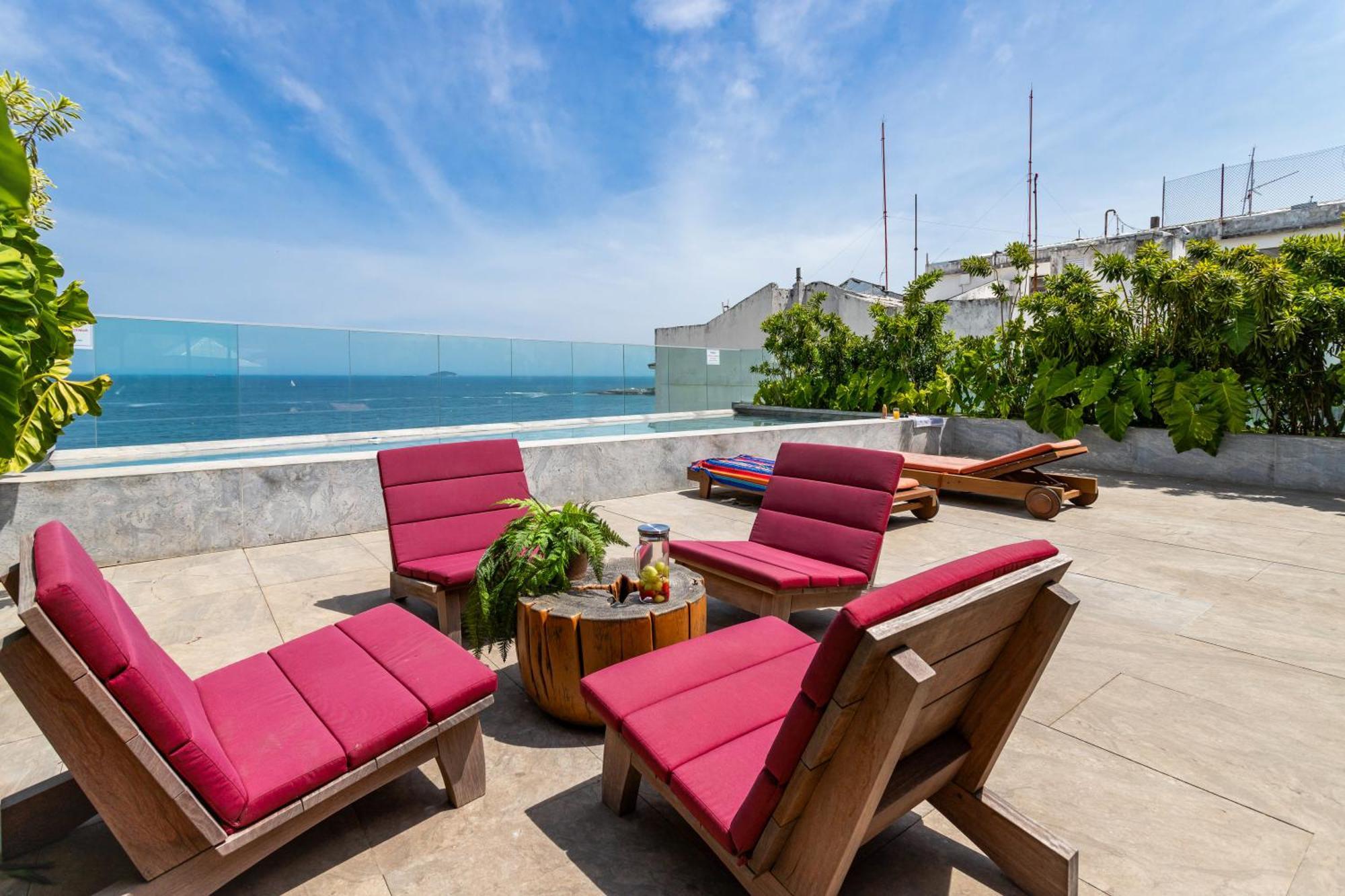 Unhotel - Luxuosos Apartamentos Na Atlantica A Beira-Mar, Copacabana Рио-де-Жанейро Экстерьер фото