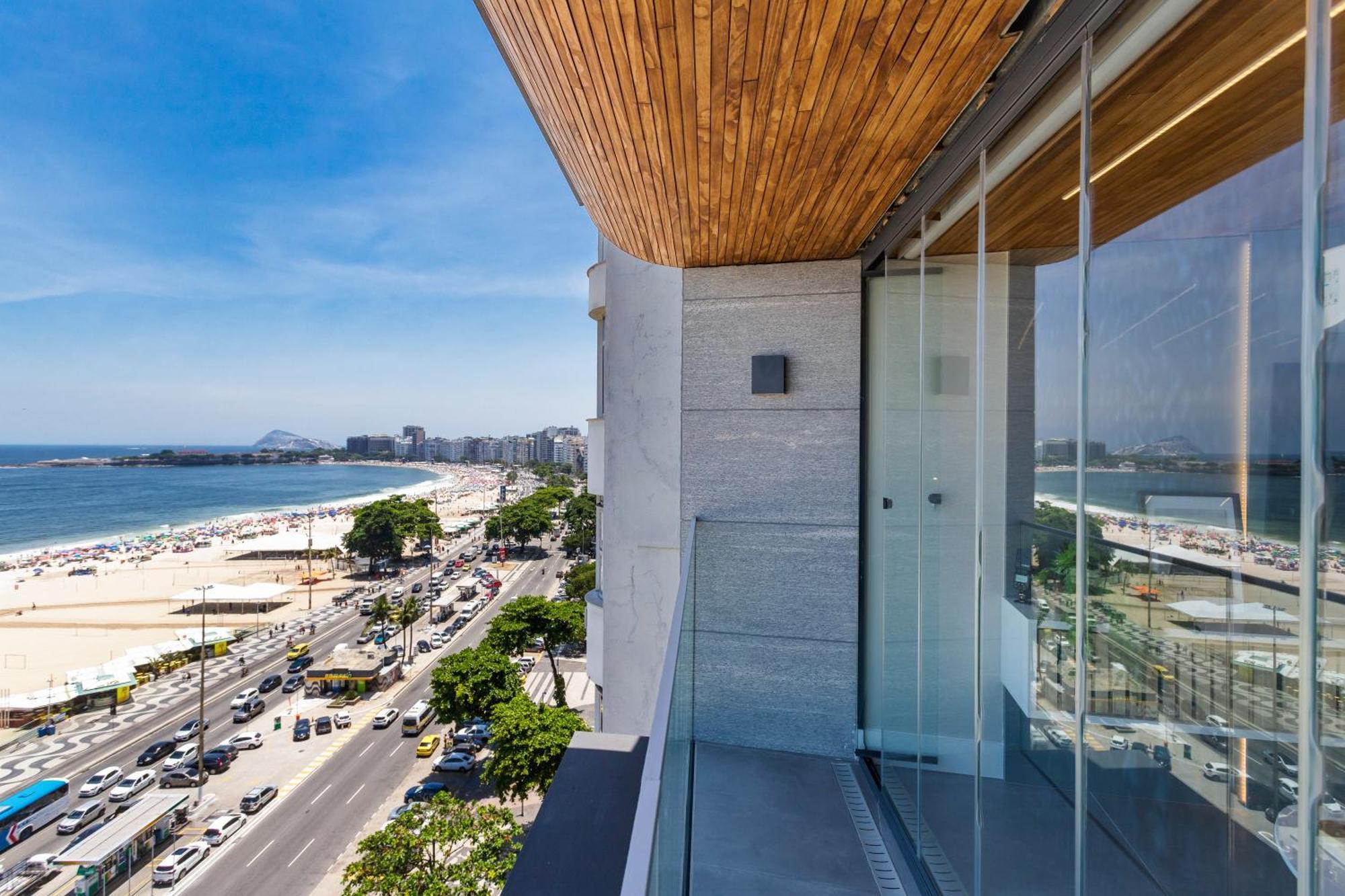 Unhotel - Luxuosos Apartamentos Na Atlantica A Beira-Mar, Copacabana Рио-де-Жанейро Экстерьер фото
