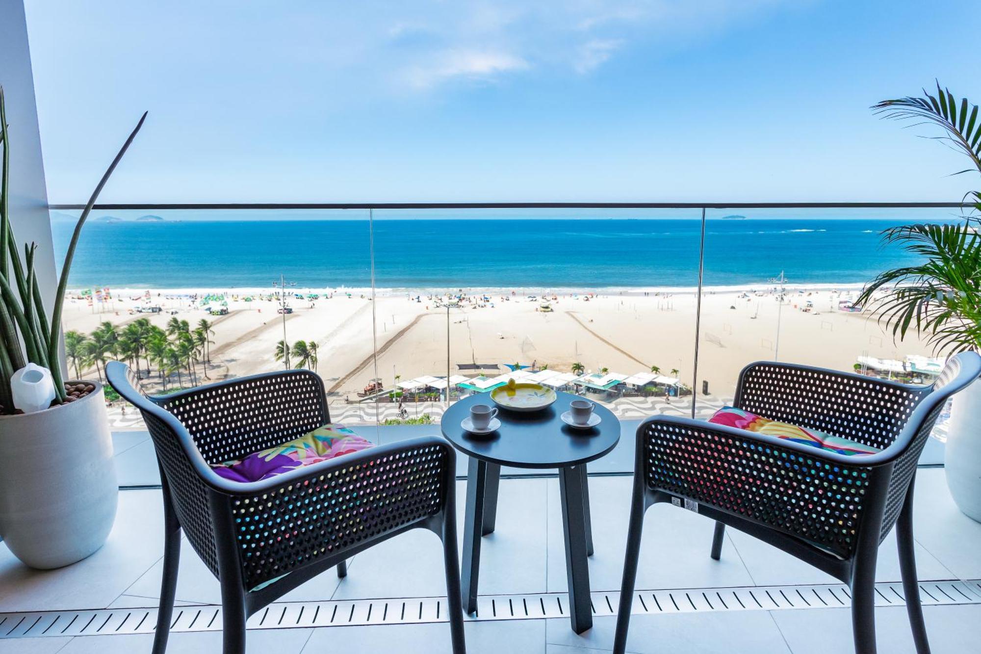 Unhotel - Luxuosos Apartamentos Na Atlantica A Beira-Mar, Copacabana Рио-де-Жанейро Экстерьер фото